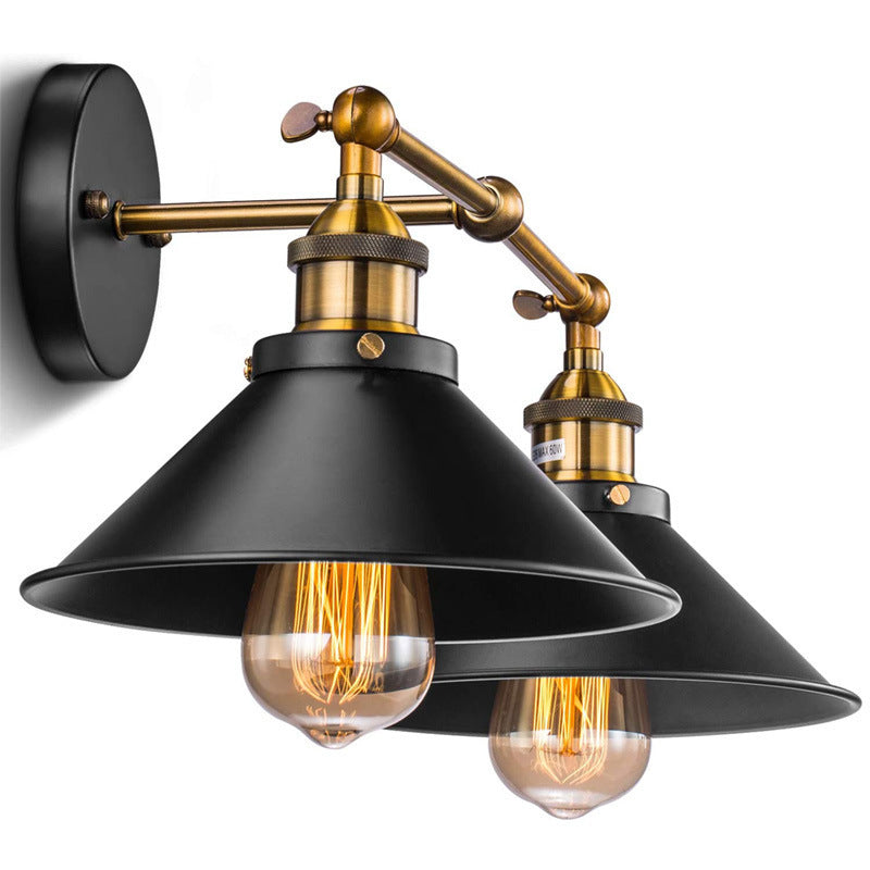 Iron 2-Light Wall Lamp
