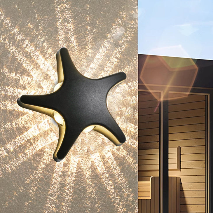 Aluminum Starfish Design Patio Outdoor Light