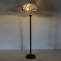 Glass 2-Light Floor Lamp