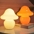 Decorative Mushroom Striped Glass Table Lamp