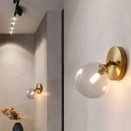 Glass Magic Bean Wall Lamp