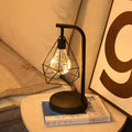 Decorative Diamond Iron Battery Table Lamp