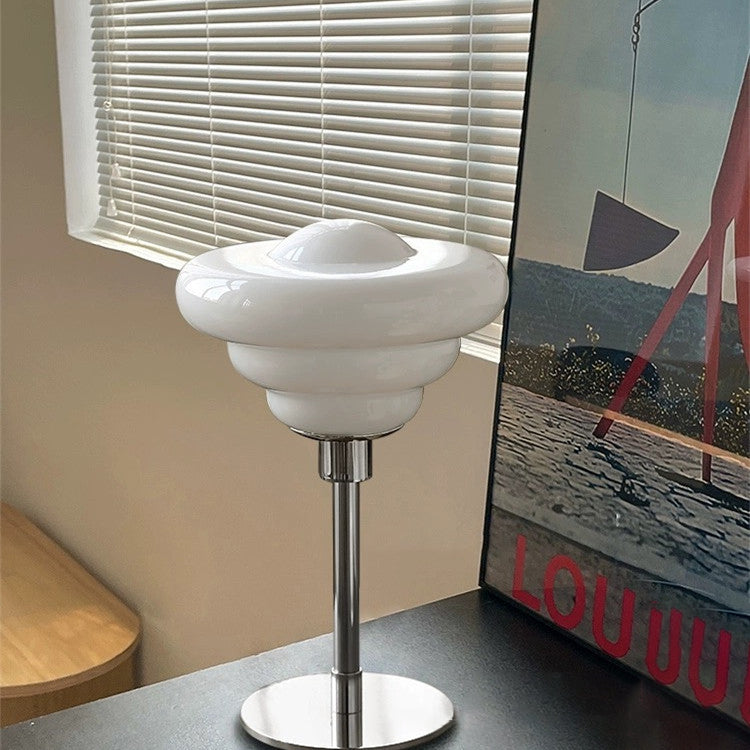 Candy Color Round Glass Table Lamp
