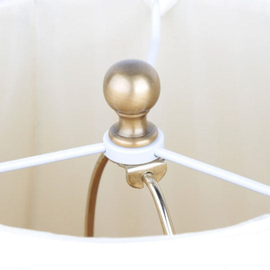Palace Fabric Lampshade Ceramic Table Lamp