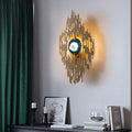 Metal Tube Blue Agate Wall Lamp