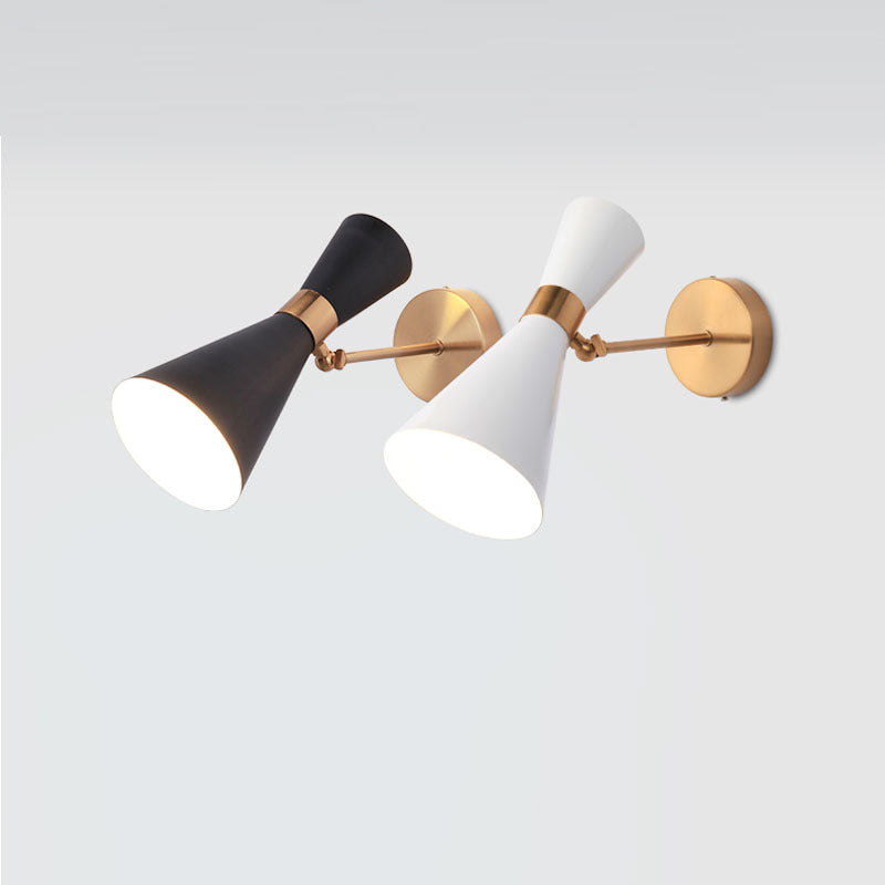 Iron Double-Ended Horn Shape Wall Lamp