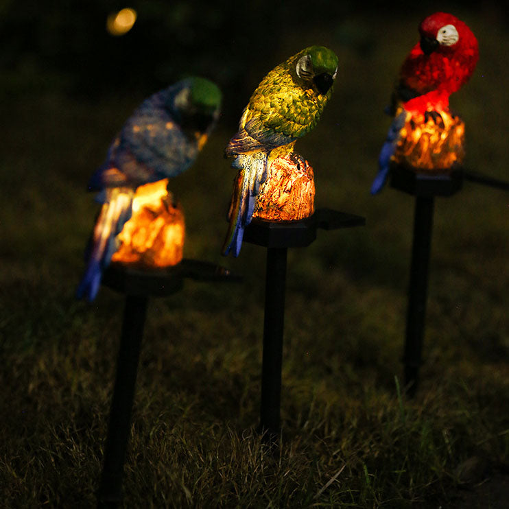 Solar Waterproof Colorful Resin Outdoor Light