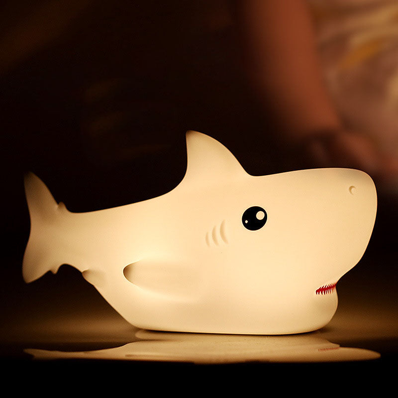 Ocean Shark Silicone Night Table Lamp