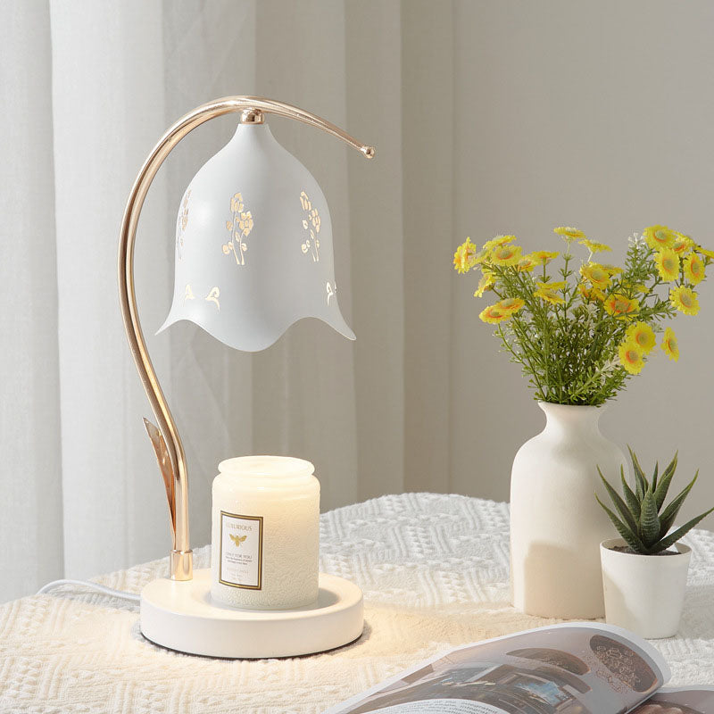 Iron Rose Melting Wax Table Lamp