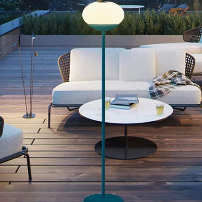 Solar Modern Minimalist Wrought Floor Lamp
