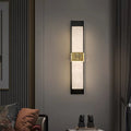 Copper Marble Cubic Strip Wall Lamp