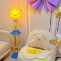 PVC Iron Smile Cartoon Floor Lamp
