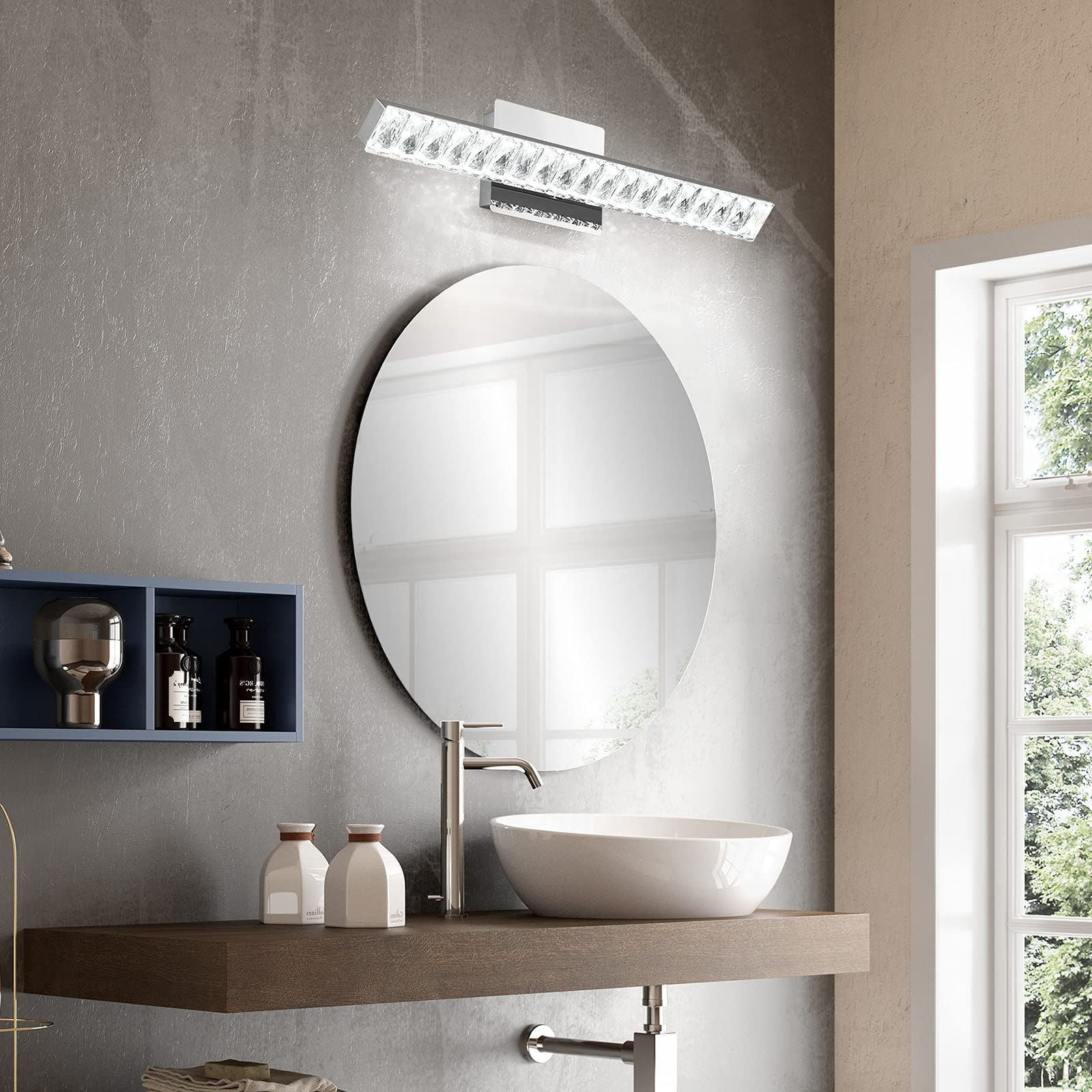 Strip Rectangular Rotatable Stainless Wall Lamp