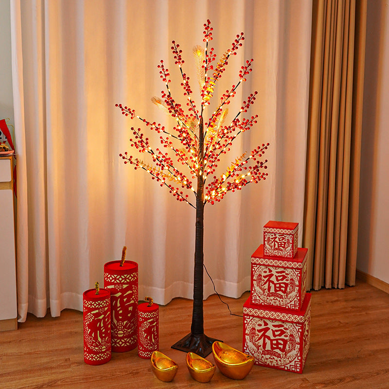 Holiday Decor Birch Tree Floor Lamp
