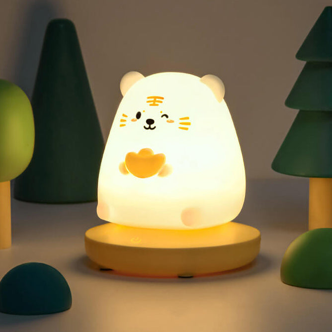 Silicone Animal Rechargeable Night Table Lamp