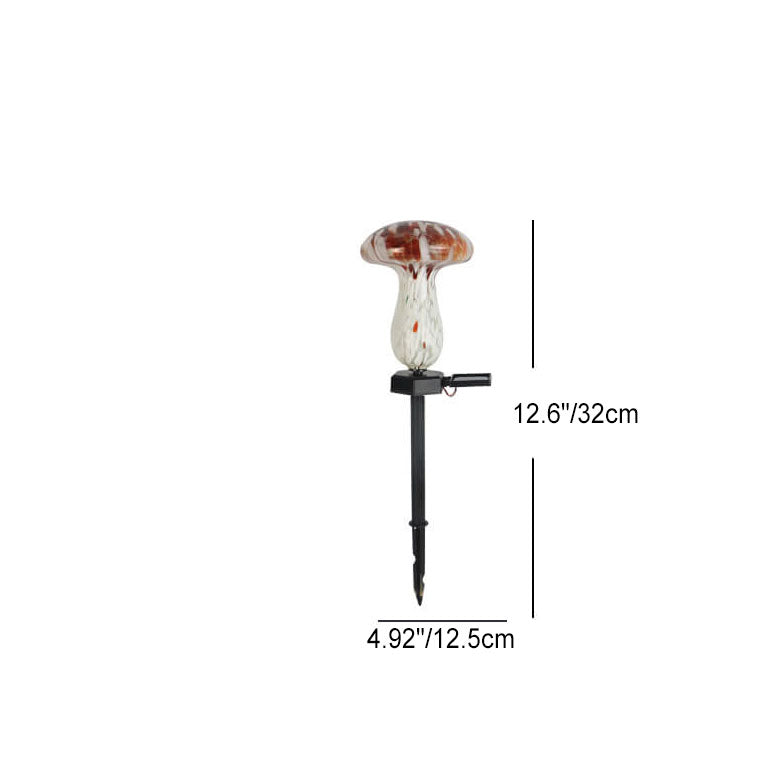 Contemporary Creative Colorful Mushroom Outdoor Light