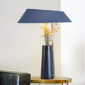 Cylinder Vase Hardware Fabric Table Lamp