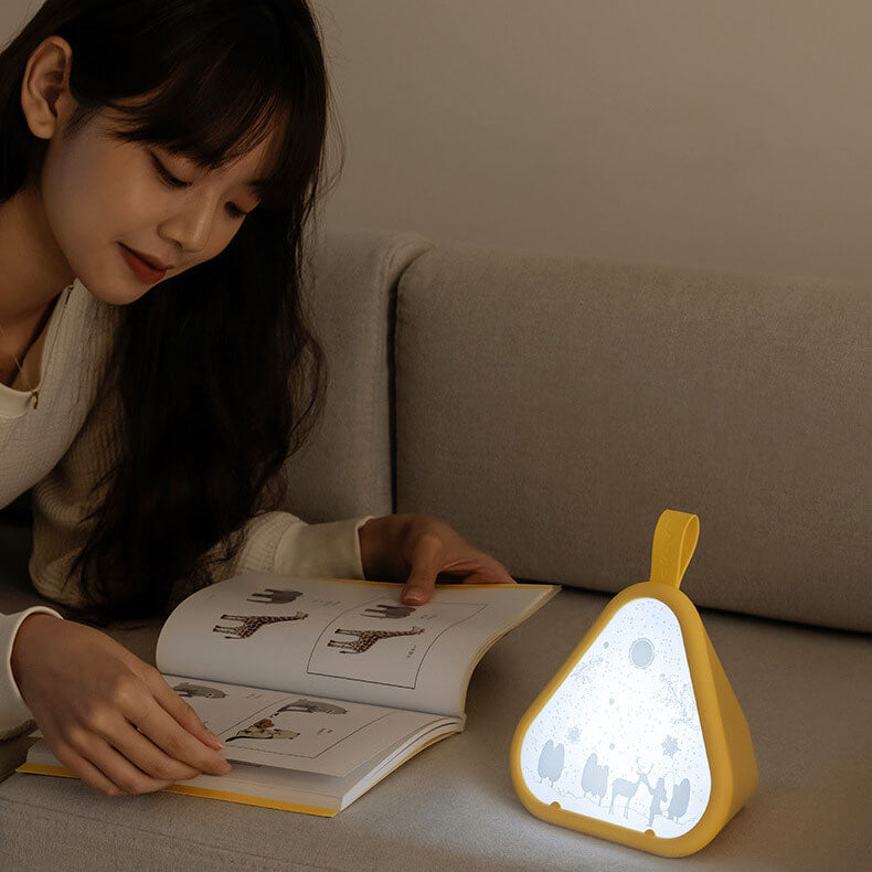 Triangle Seven Color Atmospheric Table Lamp