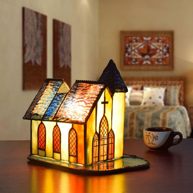 Glass House Chapel Night Table Lamp