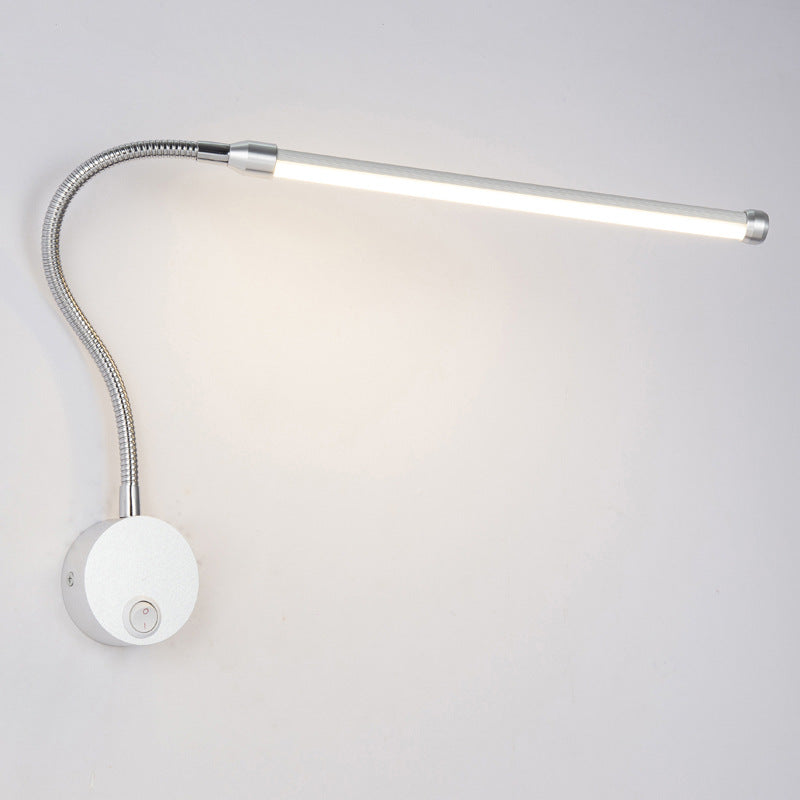 Aluminum PC Strip Bedside Wall Lamp