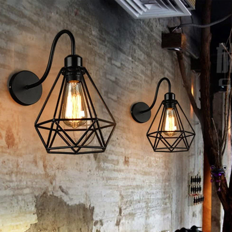 Iron Cage Wall Lamp