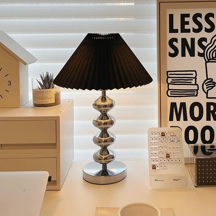 Wrought Iron Pleats Table Lamp