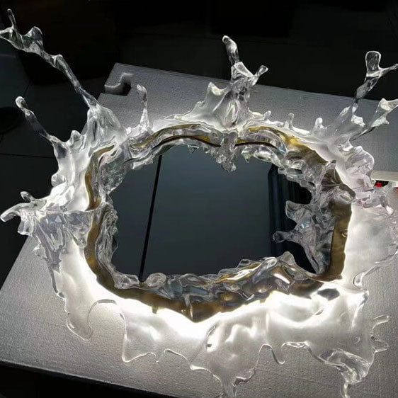 Stainless Steel Acrylic Water Wall Lamp