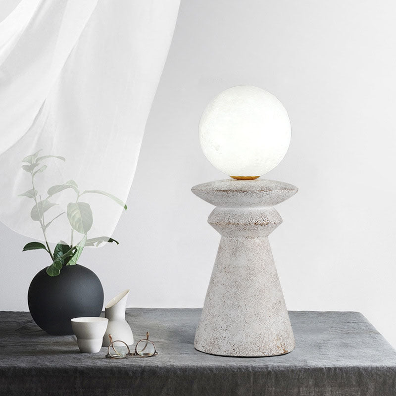 Style Moon Resin Table Lamp