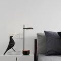 Round Metal Living Room Table Lamp
