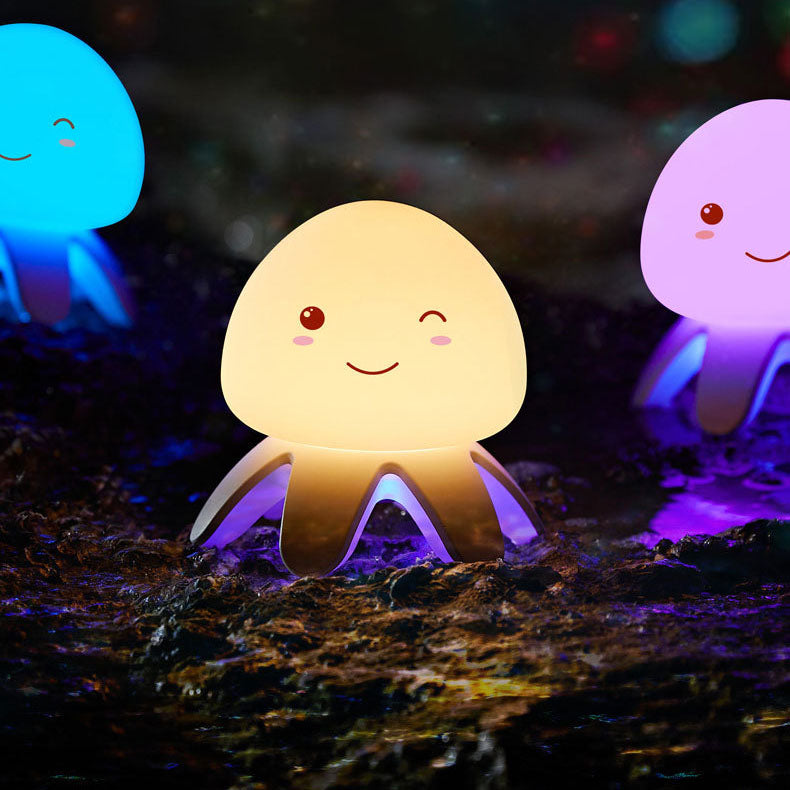 Silicone Jellyfish Music Rechargeable Table Lamp