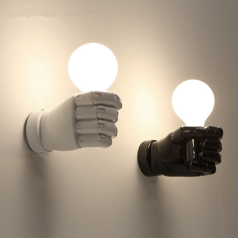 Resin Fist Wall Lamp