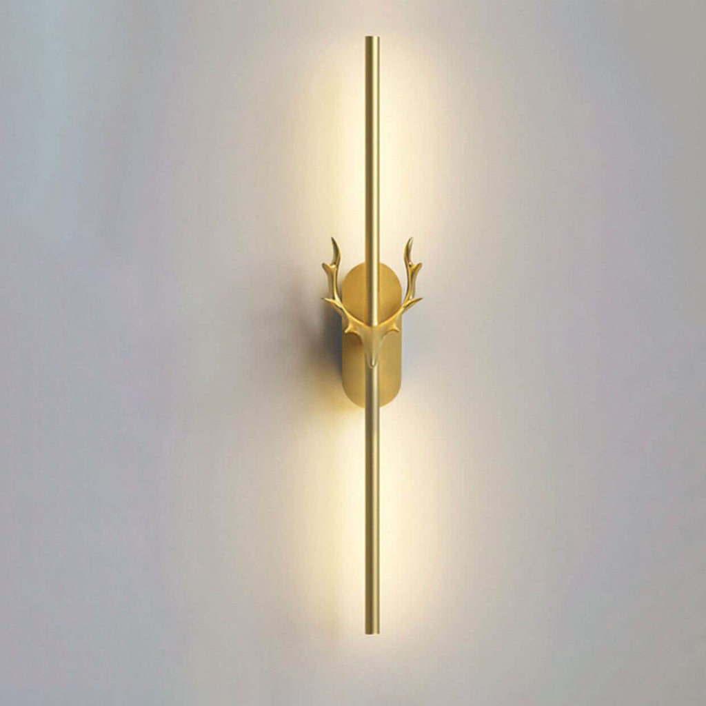Aluminum Long Strip Antler Wall Lamp