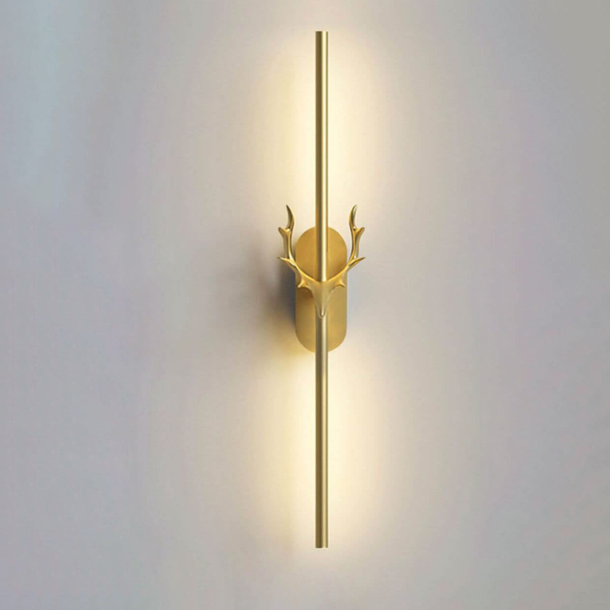 Aluminum Long Strip Antler Wall Lamp