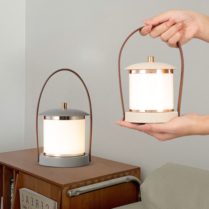 Portable Imitation Leather Acrylic Outdoor Light