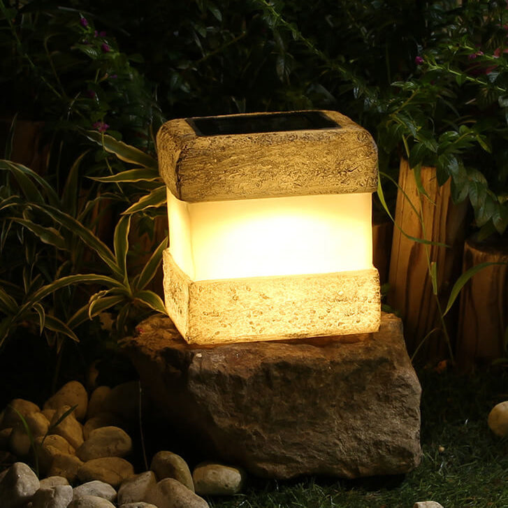 Simulation Stone Design Garden Outdoor Light