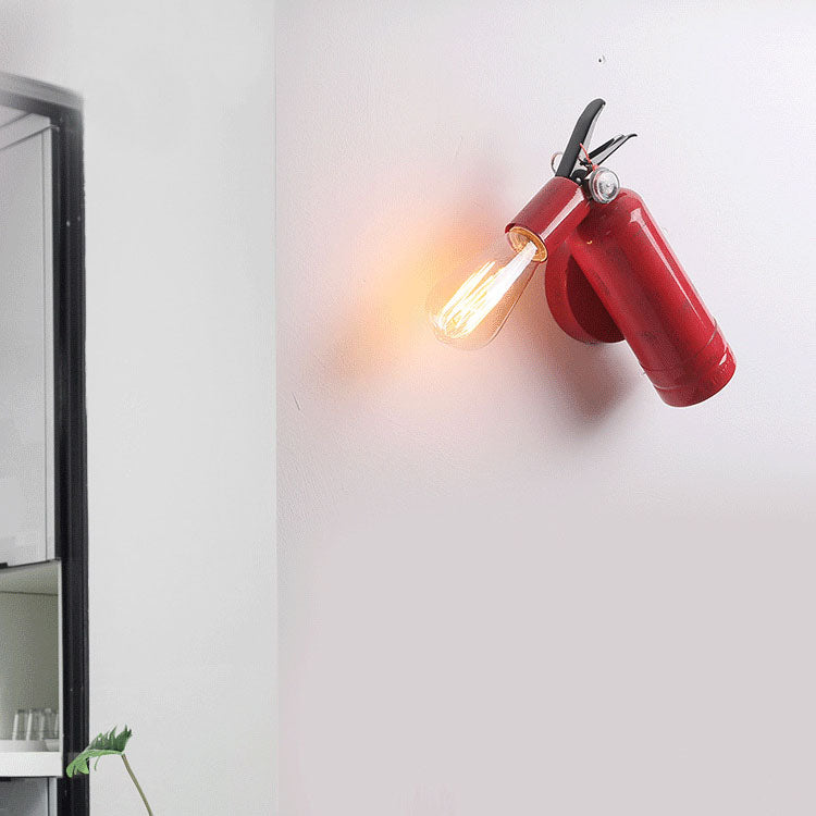 Fire Extinguisher Iron Living Wall Lamp