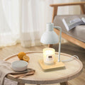 Dome Square Wood Melting Table Lamp