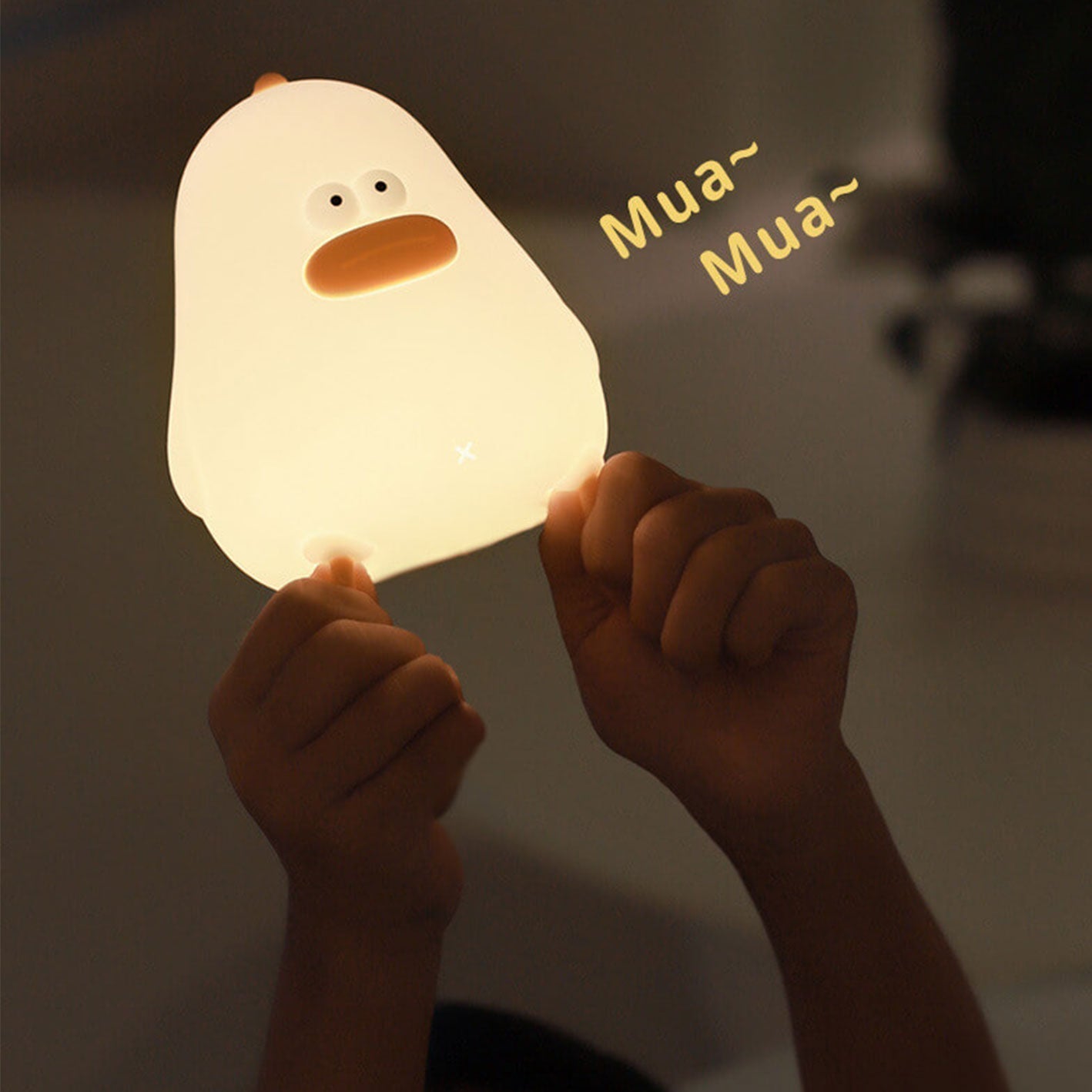 Cartoon Silicone Chick Night Table Lamp