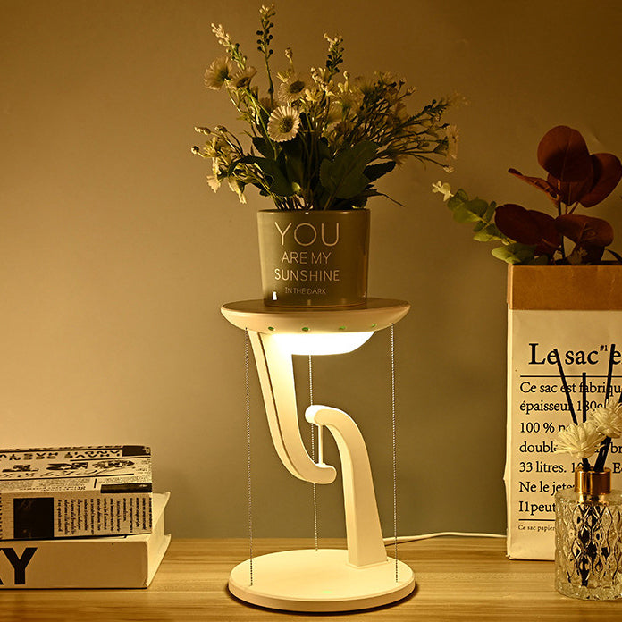 Suspended Wireless Charging ABS Table Lamp