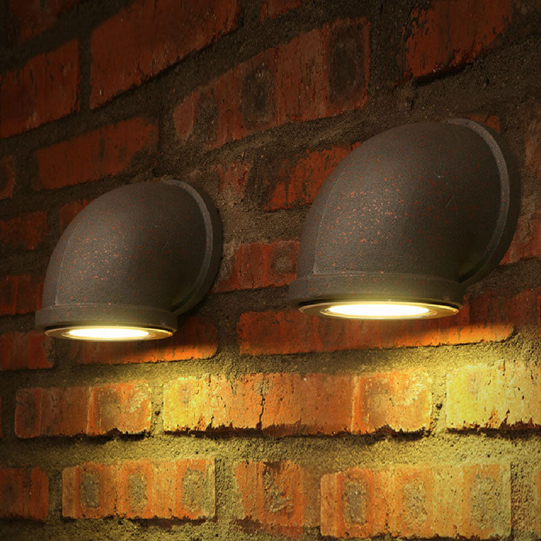 Tubular Iron Living Room Wall Lamp