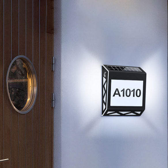 Square Stainless Steel PP Outdoor Light