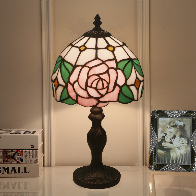 Dome Rose Zinc Alloy Table Lamp