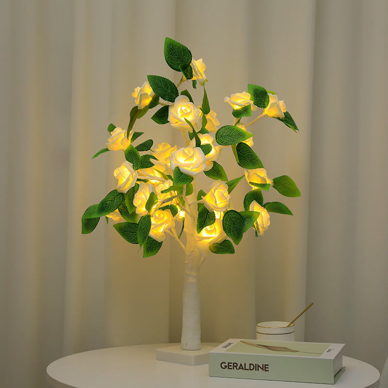 Christmas Decorative Plastic Tree Table Lamp