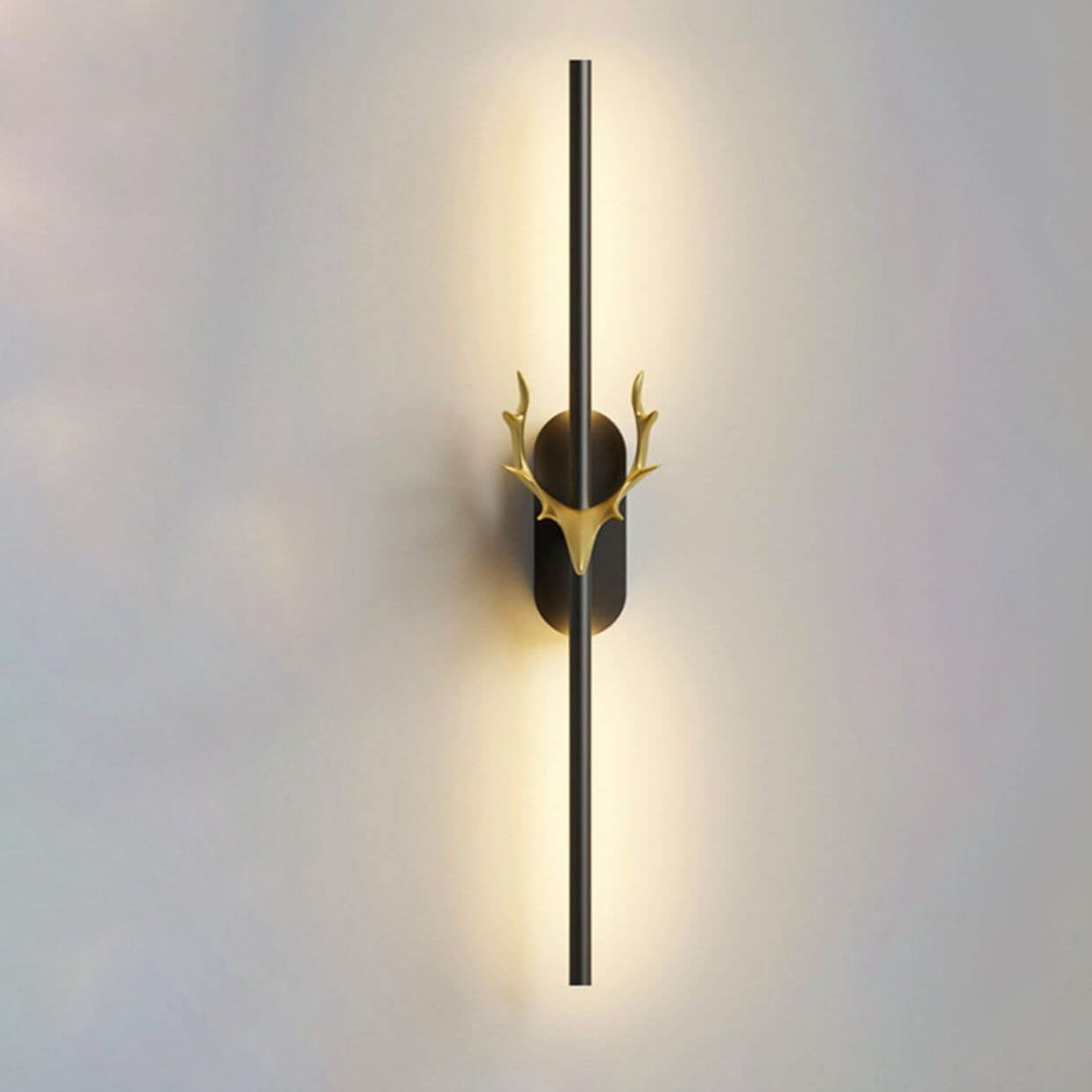 Aluminum Long Strip Antler Wall Lamp