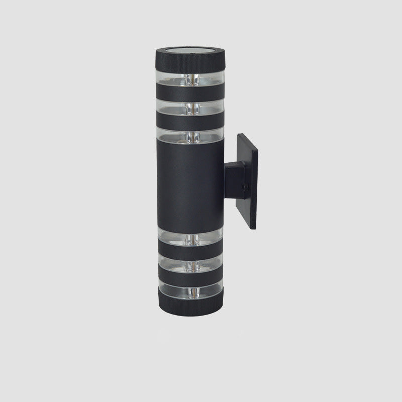 Aluminum Iron Acrylic Glass 2-Light Outdoor Light