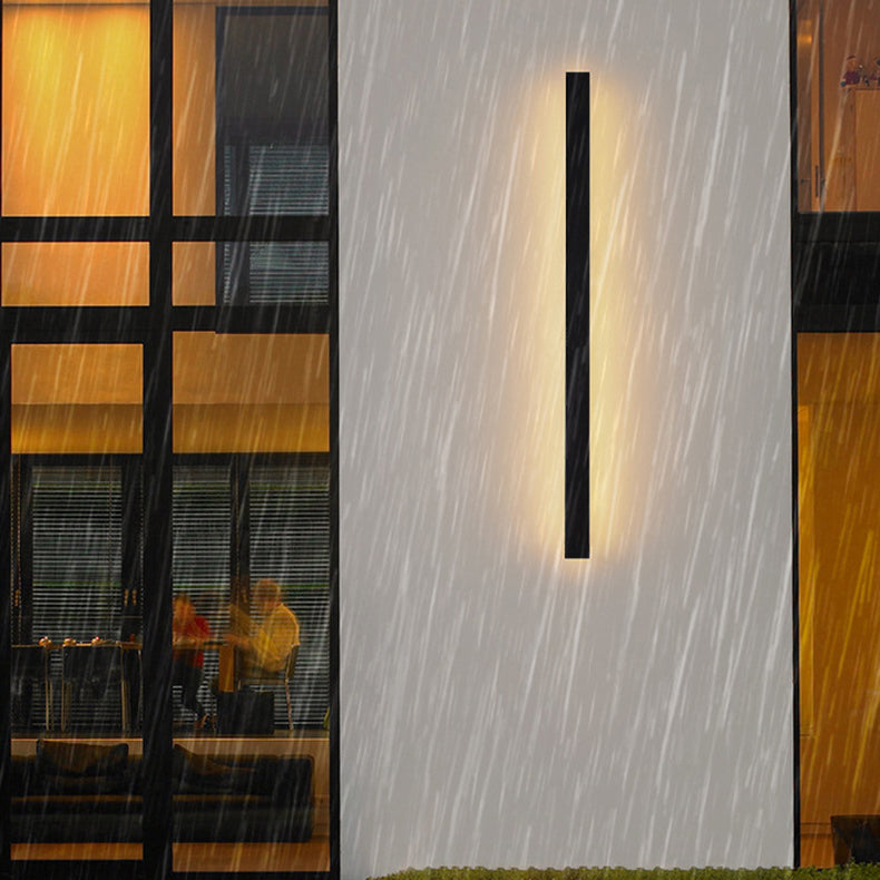 Long Rectangular Aluminum Acrylic Outdoor Light