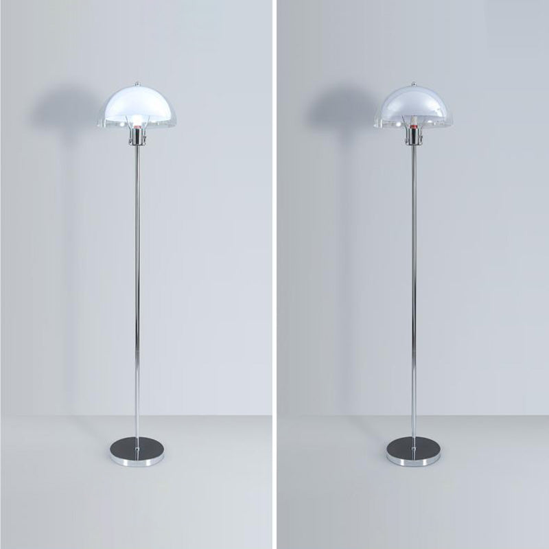 Half Round Long Acrylic Floor Lamp