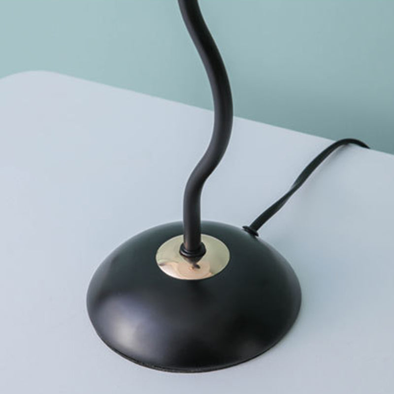 Danish Pleated Umbrella Bend Table Lamp