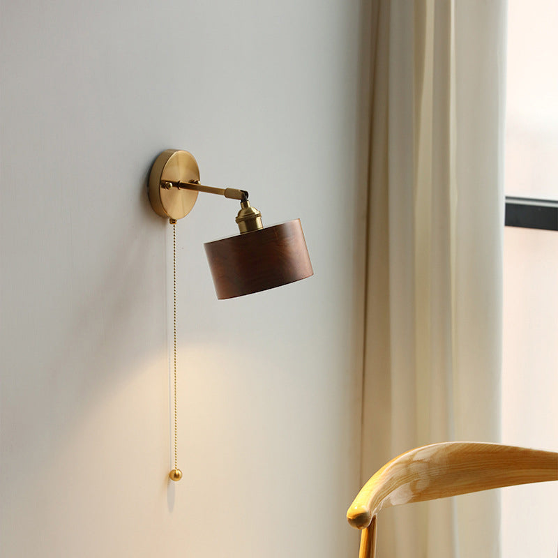 Round Cone Dome Copper Wall Lamp