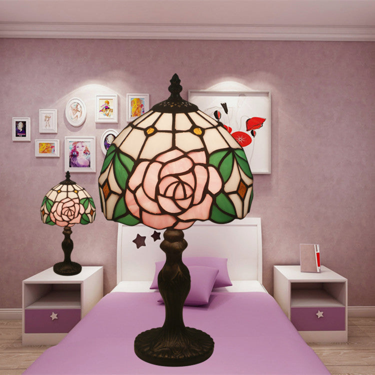 Dome Rose Zinc Alloy Table Lamp